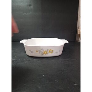 Corning Ware Floral Bouquet A-1-B Casserole Dish, 1 Quart Baking‎ Dish, Cookware